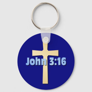 John 3:16 keychain