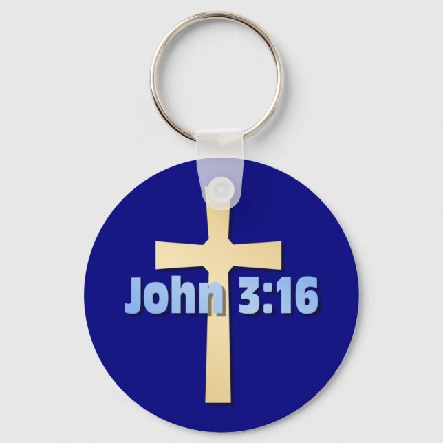 John 3:16 keychain (Front)