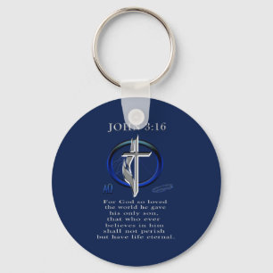 John 3:16 keychain