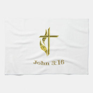 John 3:16 kitchen towel