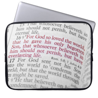 John 3:16 laptop sleeve