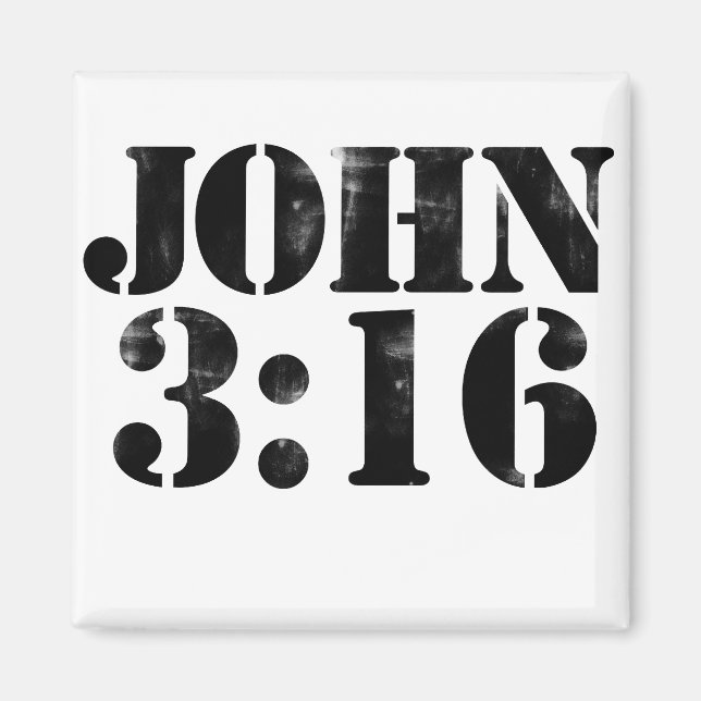 John 3:16 magnet (Front)