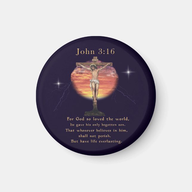John 3:16 magnet (Front)