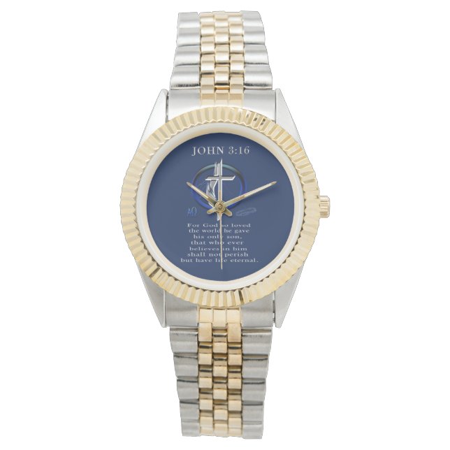 John 3:16 montres (devant)