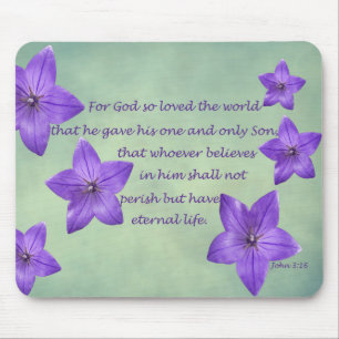 John 3:16 mouse pad