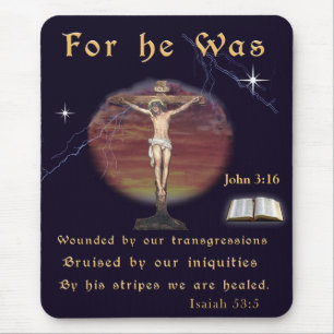 John 3:16 mouse pad