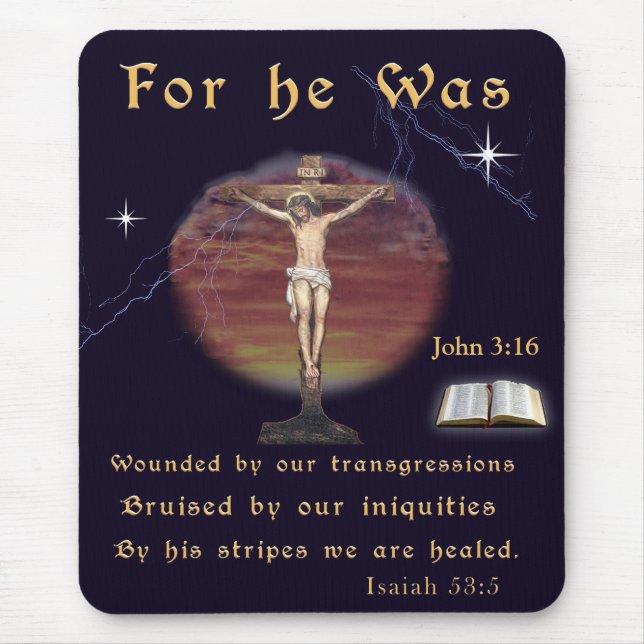 John 3:16 mouse pad (Front)