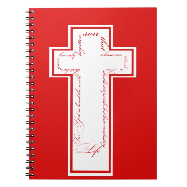 John 3:16 notebook (Front)