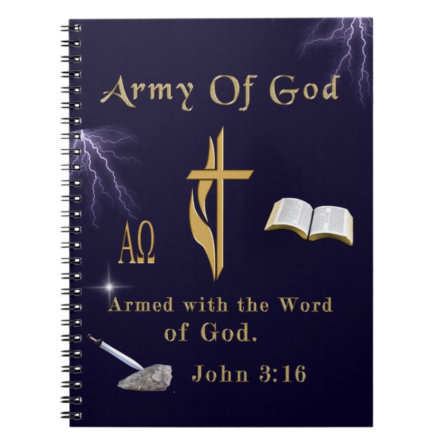 John 3:16 notebook (Front)