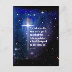 John 3:16 postcard