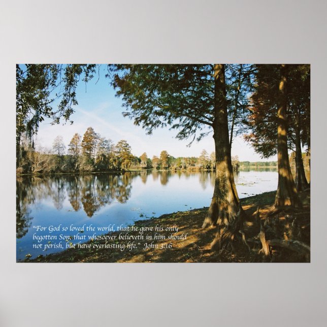 John 3:16 poster (Front)