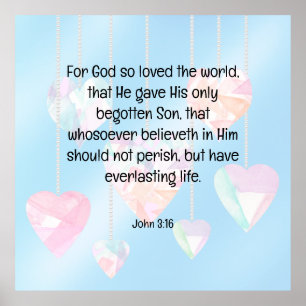 John 3:16 poster