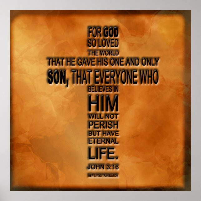 John 3:16 Print (Front)