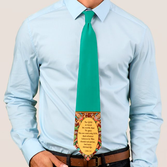 John 3:16 Quote Lenten Tie (Creator Uploaded)