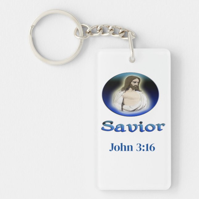 John 3:16 Saviour Keychain (Front)