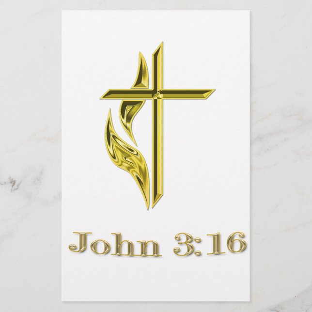 John 3:16 stationery (Front)