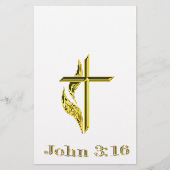 John 3:16 stationery (Front)