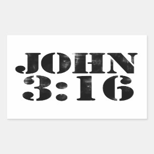 John 3:16 sticker