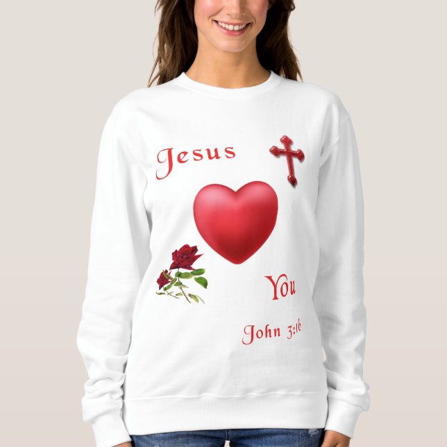 John 3:16 sweatshirt (Front)