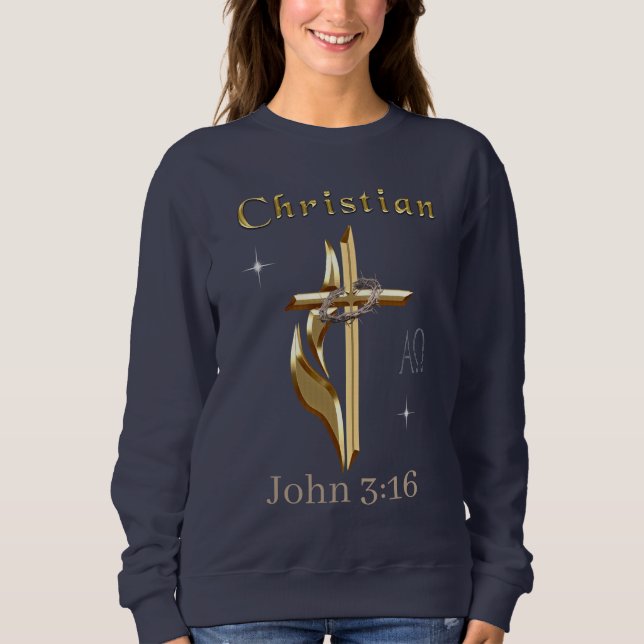 John 3:16 sweatshirt (Front)