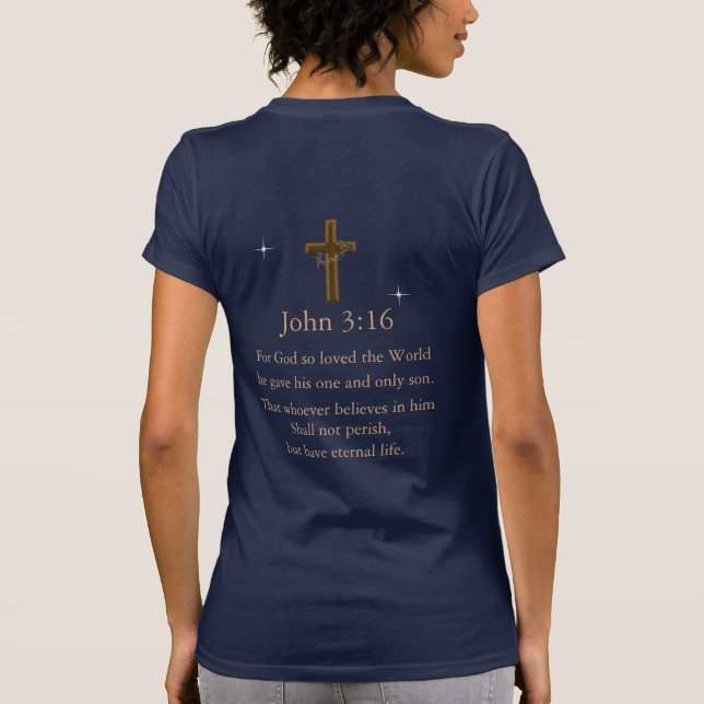 John 3:16 T-Shirt (Back)