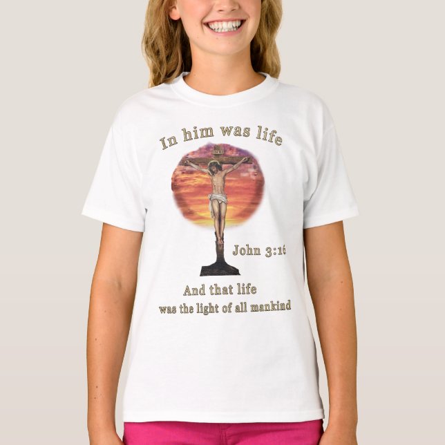 John 3:16 T-Shirt (Front)