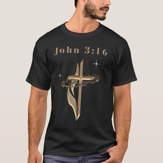 John 3:16  T-Shirt (Front)