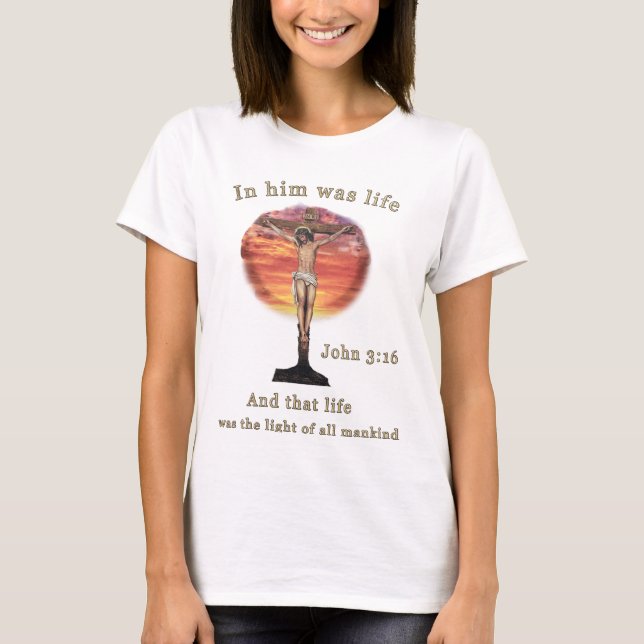 John 3:16 T-Shirt (Front)