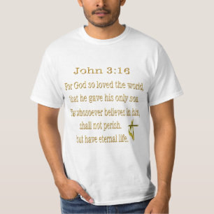 John 3:16 T-shirt chrétien