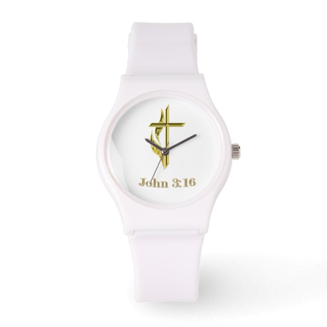 John 3:16 t-shirts and more watch (Front)