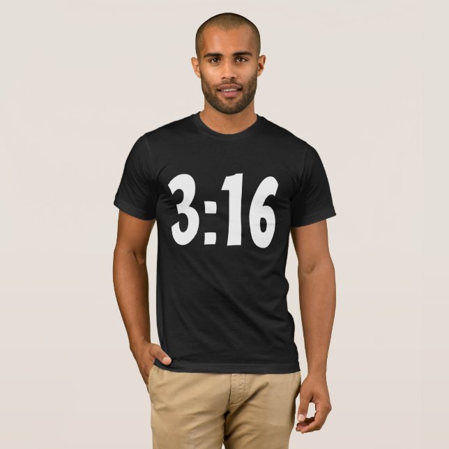 John 3:16 T-shirts, Christian Tees (Front Full)