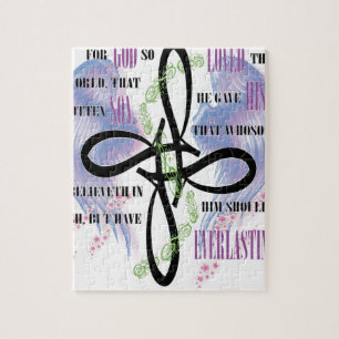 John 3:16 tattoo design jigsaw puzzle