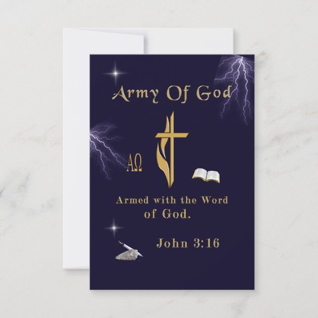 John 3:16 thank you card (Front)