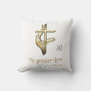 John 3:16 throw pillow
