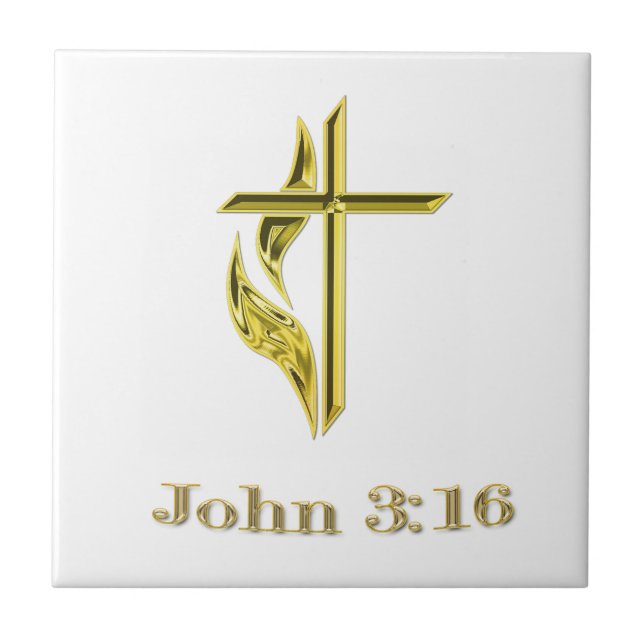 John 3:16 tile (Front)