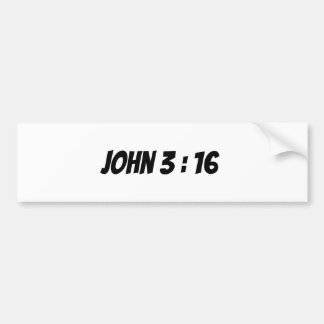John 3 :16 verse sticker
