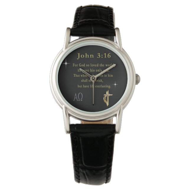 John 3:16 watch (Front)