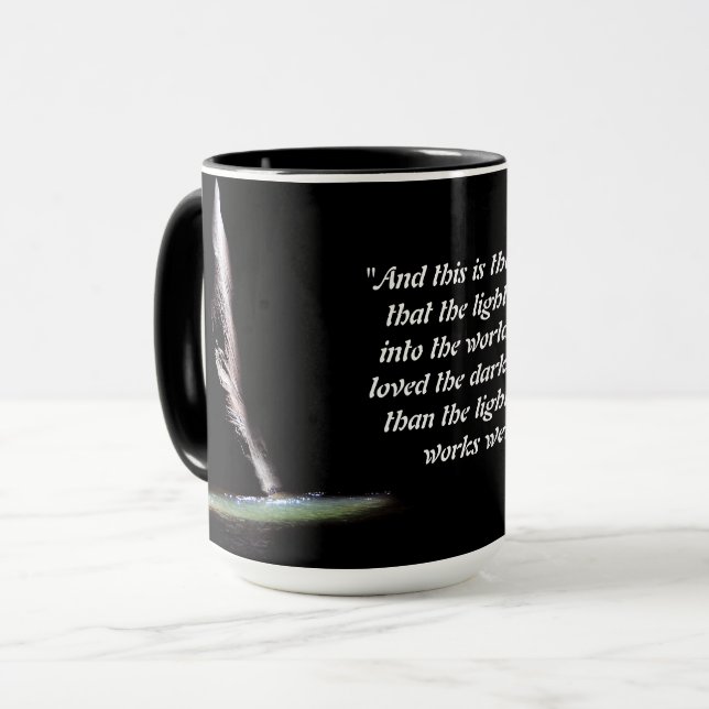 John 3:19 mug (Front Left)