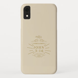 John 3v16 Bible Verse iPhone XR Case