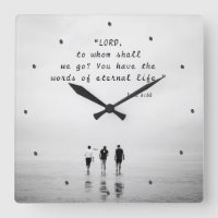 John 6:68 LORD, to whom shall we go? Bible Verse