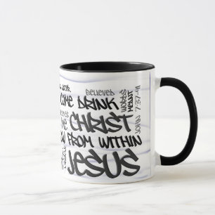 John 7:37-41 White Water Mug