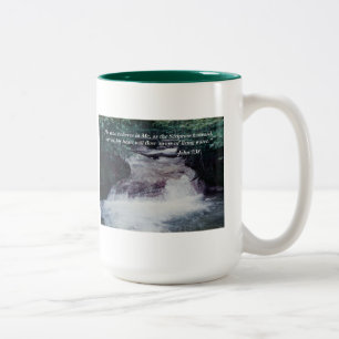 John 7:38 Bible quote mug