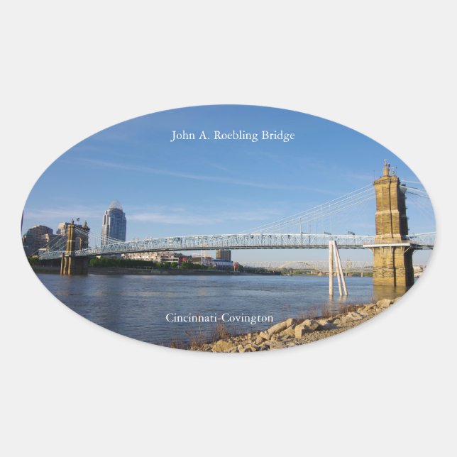 John A. Roebling Bridge sticker (Front)