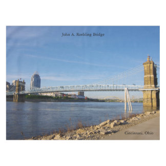 John A. Roebling Bridge tablecloth