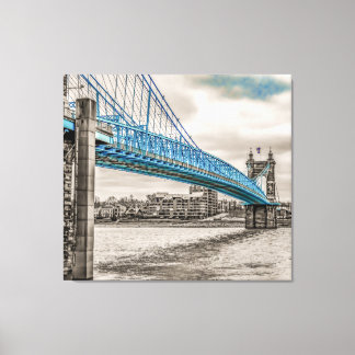 John A Roebling Suspension Bridge  Canvas Print