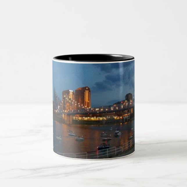 John A. Roebling Suspension Bridge mug (Center)