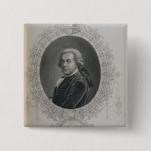 John Adams 2 Inch Square Button
