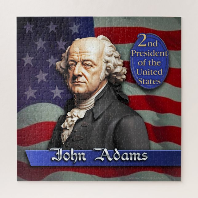 John Adams: 2nd President of the United States Jigsaw Puzzle (Vertical)