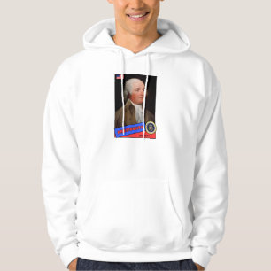 John Adams Baseball Card Hoodie