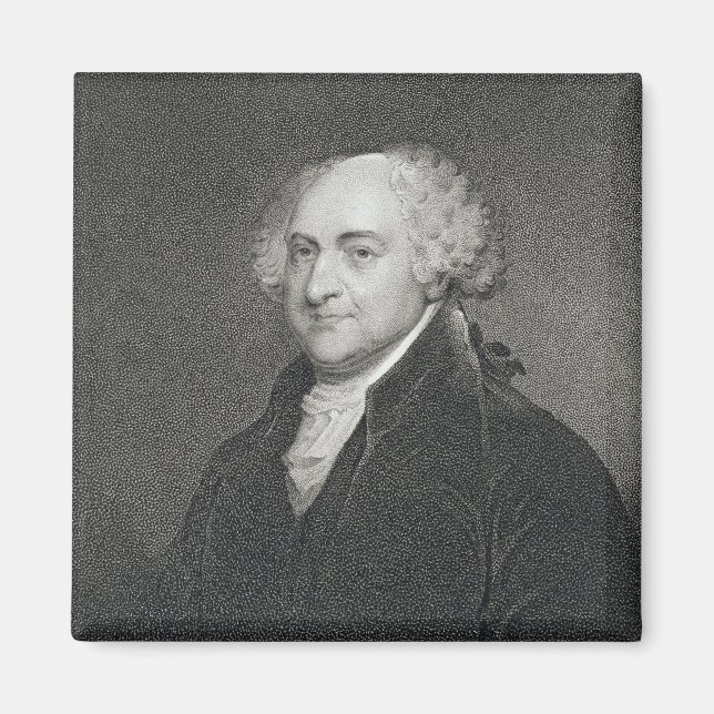 John Adams, engraved by James Barton Longacre (179 Magnet (Front)